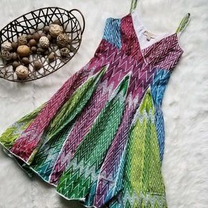 Kyra multicolor spaghetti strap sundress